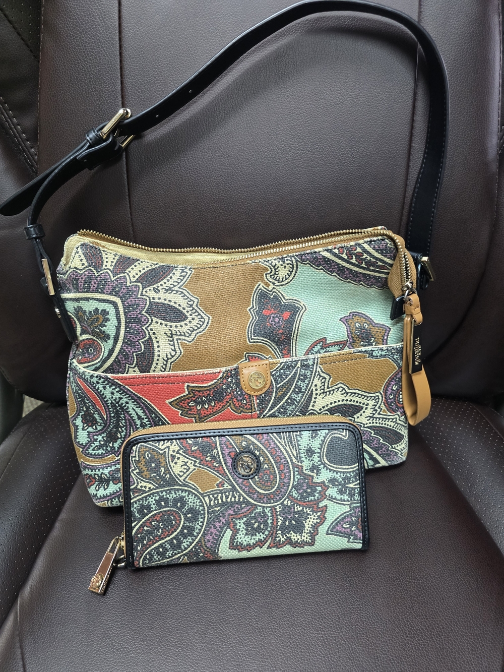 ​Spartina 449 Daufuskie Island Boho Paisley Purse & Matching Wallet Set